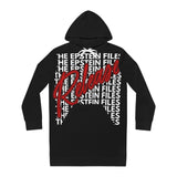 Truth Uncovered Hoodie Dress -- Release the Epstein Files -- Protect the Victim Not the Perpetrator