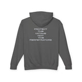 Truth Uncovered Hoodie -- Release the Files Hoodie -- Protect the Victims Not the Perpetrator Hoodie -- No Front Pocket