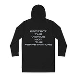 Truth Uncovered Hoodie Dress -- Release the Epstein Files -- Protect the Victim Not the Perpetrator