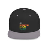 Foxtrot Delta Tango Flat Bill Snapback | One Size Fits Most | Black, Black/Teal, Dark Heather, Black/Red, Green Camo, Black/Silver