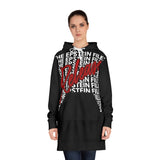Truth Uncovered Hoodie Dress -- Release the Epstein Files -- Protect the Victim Not the Perpetrator