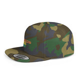 Foxtrot Echo Mike Flat Bill Snapback | One Size Fits Most | Black, Black/Teal, Dark Heather, Black/Red, Green Camo, Black/Silver