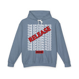 Truth Uncovered Hoodie -- Release the Files Hoodie -- Protect the Victims Not the Perpetrator Hoodie -- No Front Pocket