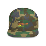 Foxtrot Echo Mike Flat Bill Snapback | One Size Fits Most | Black, Black/Teal, Dark Heather, Black/Red, Green Camo, Black/Silver