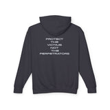 Truth Uncovered Hoodie -- Release the Files Hoodie -- Protect the Victims Not the Perpetrator Hoodie -- No Front Pocket