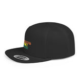 Foxtrot Delta Tango Flat Bill Snapback | One Size Fits Most | Black, Black/Teal, Dark Heather, Black/Red, Green Camo, Black/Silver