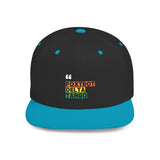 Foxtrot Delta Tango Flat Bill Snapback | One Size Fits Most | Black, Black/Teal, Dark Heather, Black/Red, Green Camo, Black/Silver
