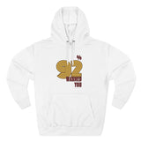 92% Warned You Retro Hoodie - Loud. Proud. Proven.
