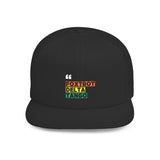 Foxtrot Delta Tango Flat Bill Snapback | One Size Fits Most | Black, Black/Teal, Dark Heather, Black/Red, Green Camo, Black/Silver