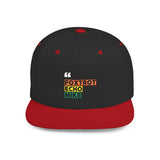 Foxtrot Echo Mike Flat Bill Snapback | One Size Fits Most | Black, Black/Teal, Dark Heather, Black/Red, Green Camo, Black/Silver