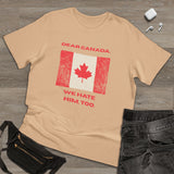 Dear Canada Protest Tee - Because Some Feelings Cross Borders