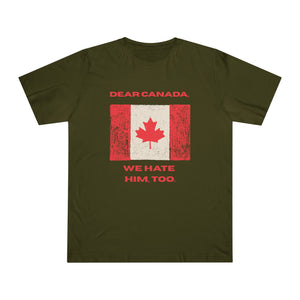 Dear Canada Protest Tee - Because Some Feelings Cross Borders
