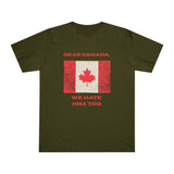 Dear Canada Protest Tee - Because Some Feelings Cross Borders