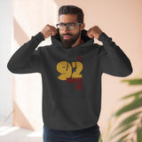 92% Warned You Retro Hoodie - Loud. Proud. Proven.