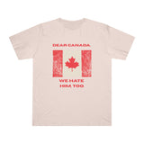 Dear Canada Protest Tee - Because Some Feelings Cross Borders