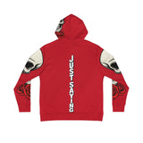 The Unapologetic Child Advocate -- Just Saying (On Back) Hoodie