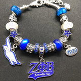 Zeta Phi Beta Charm Bracelet