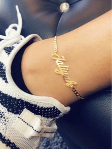 OnCoCo CustomName Cuban Link Anklet